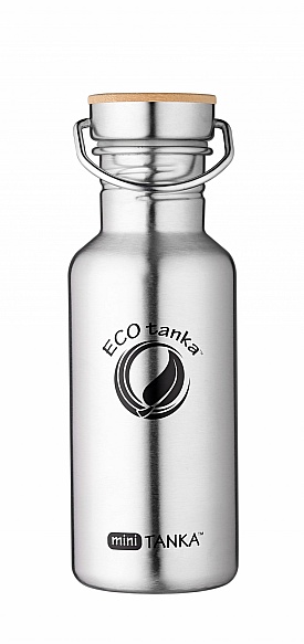600ml MiniTANKA bottle with stainless steel bamboo lid