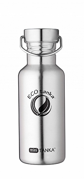 600ml MiniTANKA bottle with Classic Stainless Steel lid