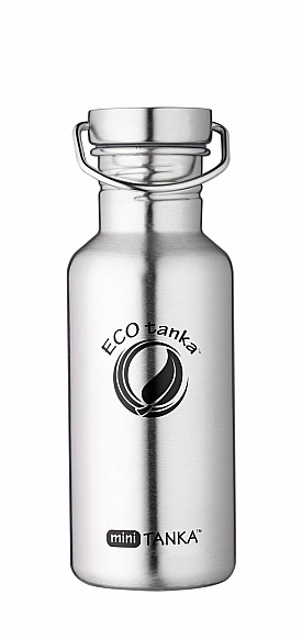600ml MiniTANKA bottle with Modern Stainless Steel lid