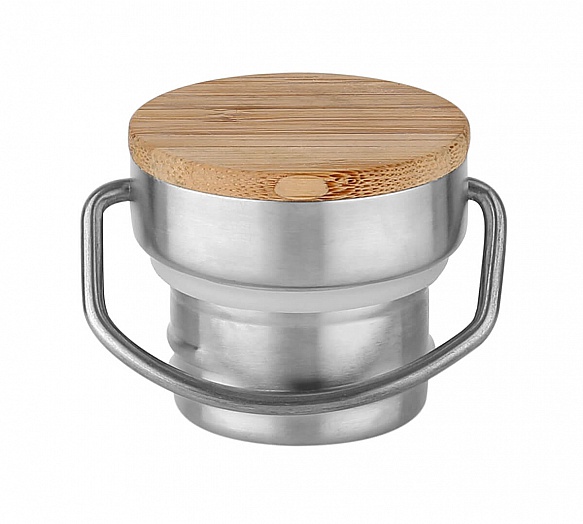 Stainless Steel Bamboo Lid