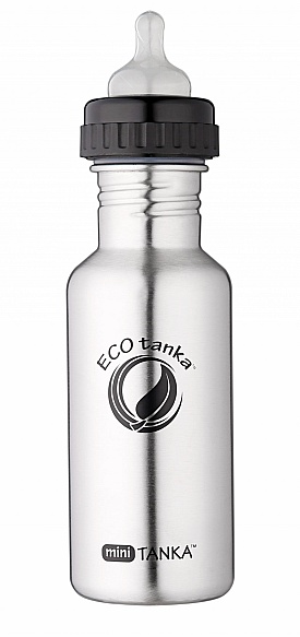 600ml MiniTANKA bottle with Poly Adaptor Nipple lid